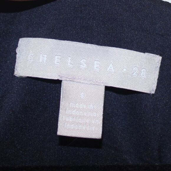 NWT Chelsea 28 Navy Nights Forget me Not Floral Dress Women Size Small - Picture 9 of 16